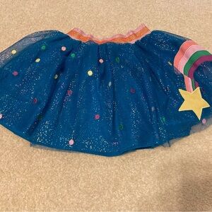 Hanna Andersson Blue and Pink Skirt